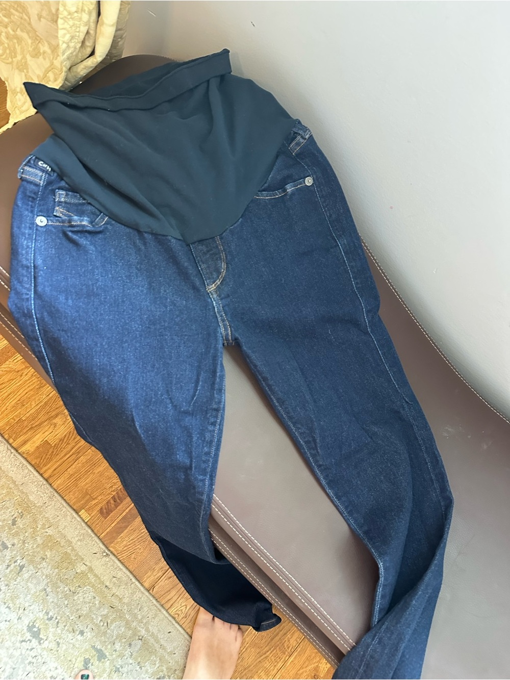 Citizens of humaniDark Blue Maternity Jeans - Stretch Comfort for Expecting Moms